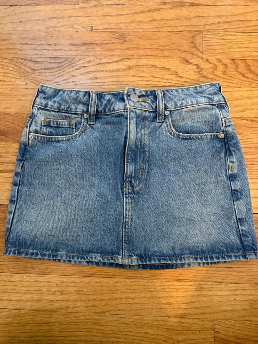 PacSun Light Blue Denim Mini Skirt